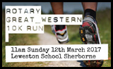 Rotary Great Western 10K Run 2017 - click here to find out more Rotary Great Western 10K Run 2017